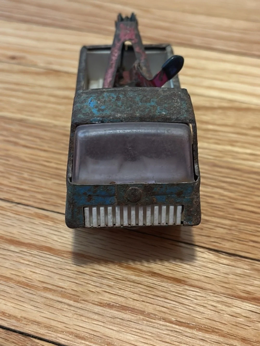 Tonka Small Vintage Tow Truck in Blue and Red Accents